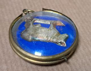 Colgante bicípite vaca y cordero amuleto