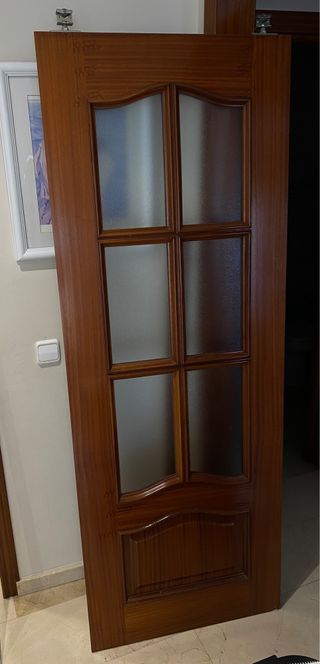 Puerta corredera madera