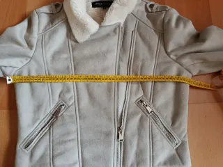 Abrigo Sfera pelo y ante beige T.44