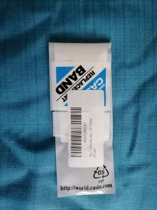 Reloj Casio W-59 con 2 correas originales nuevas.