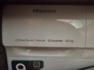 Lavadora Hisense 9/6kg Inverter