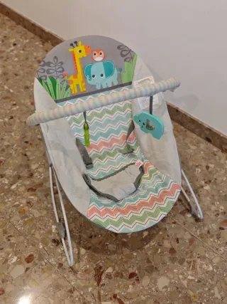 Tumbona vibratoria Bright Starts Safari