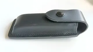 Porta cargador pistola cuero negro