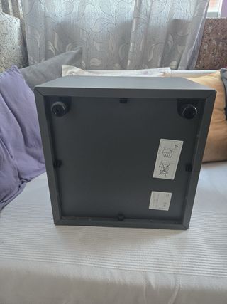 Cajones colgantes Ikea madera gris