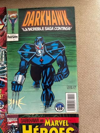 Lote 4 Cómics DARKHAWK