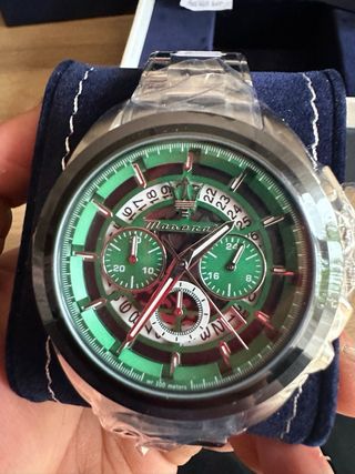 Reloj Maserati Verde y Plateado
