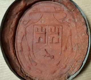 Sello Lacre Escudo Heráldico Episcopal