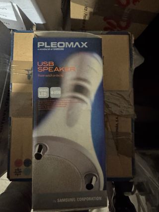 Pleomax USB Speaker Samsung Orange LED