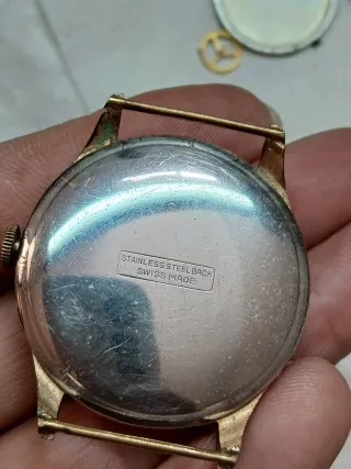 Reloj Edox Cuerda Caballero Vintage Dorado