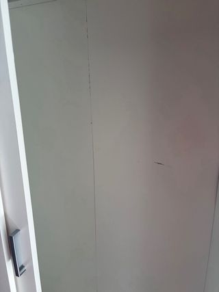 Armario puertas correderas madera blanco