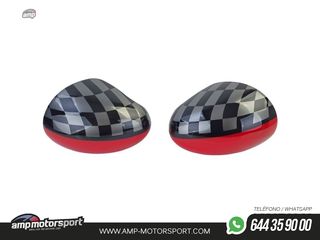 CARCASAS DE ESPEJOS PARA MINI F54 F55 F56 F57 TIPO FINISH FLAG