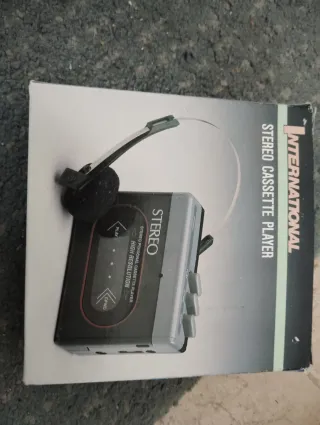 Walkman Stereo Cassette Player Rojo