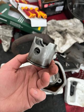 Cigüeñal, cilindro y variador minarelli horizontal