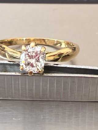 Anillo Oro 18k Diamante 1.00 Ct VVS2/D