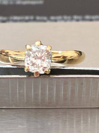 Anillo Oro 18k Diamante 1.00 Ct VVS2/D