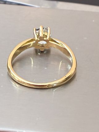 Anillo Oro 18k Diamante 1.00 Ct VVS2/D