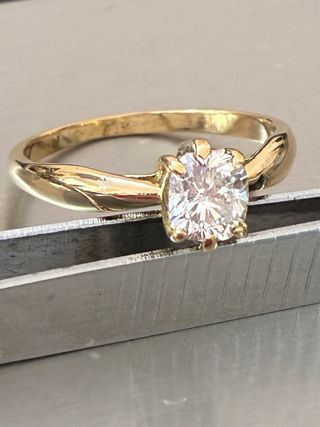 Anillo Oro 18k Diamante 1.00 Ct VVS2/D