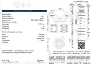 Anillo Oro 18k Diamante 1.00 Ct VVS2/D