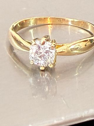 Anillo Oro 18k Diamante 1.00 Ct VVS2/D