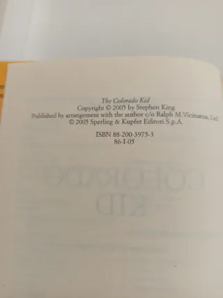 Colorado Kid - Stephen King