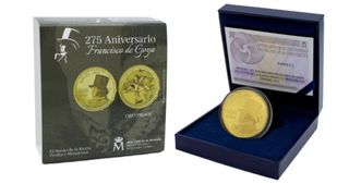Moneda Oro 275 Aniversario Goya 400 Euro