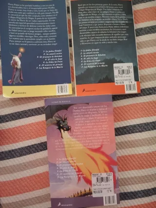 Harry Potter 1, 3 y 4.