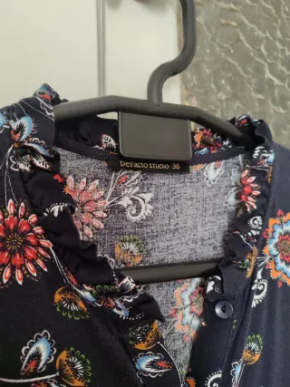 Vestido largo estampado floral