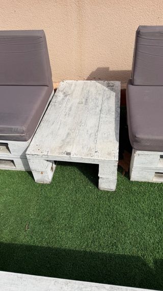 Conjunto chill out terraza 9 sofás  mesas