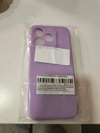 Funda Silicona Honor 400 Lite Lila