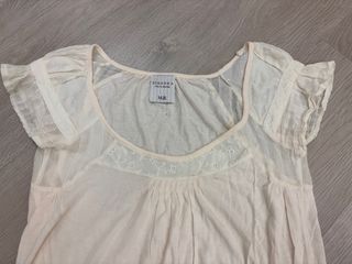 Camiseta Bershka Beige Talla M