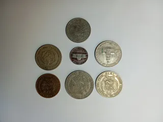 Lote Monedas Sudamérica: Perú, México, Colombia, U