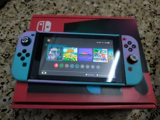 Nintendo Switch con caja y accesorios