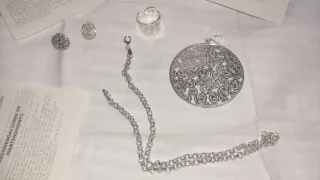 Conjunto Tous Plata Primera Ley Certificado