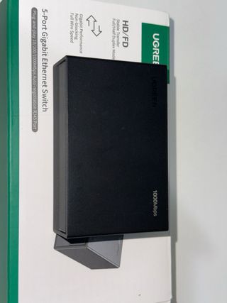 UGREEN Switch Rosso 5 Porte (1000Mbps)