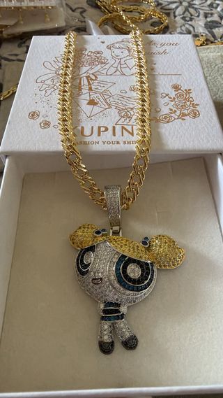 Cadena Xuping laminado oro y Plata con Colgante