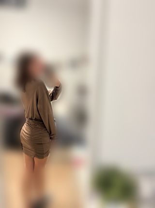 Vestido Shein Marrón Talla XS