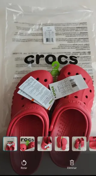 Crocs Baya Rojo Talla 38-39