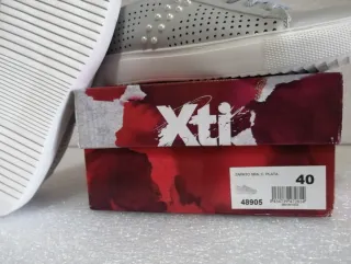 Xti sneakers woman perlas (Plata) T40