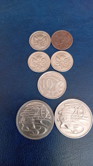 LOTE DE 12 MONEDAS AUSTRALIA