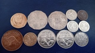 LOTE DE 12 MONEDAS AUSTRALIA
