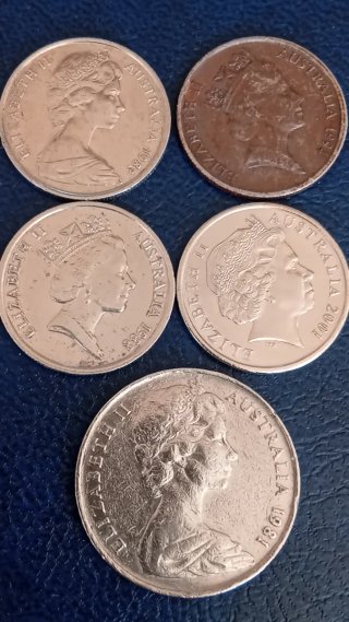 LOTE DE 12 MONEDAS AUSTRALIA