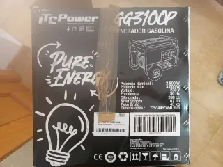 Generador Gasolina TcPower GG3100P 2800W