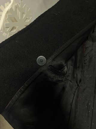 Abrigo Massimo Dutti Negro