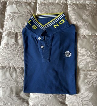 Polo North Sails azzurra taglia XL