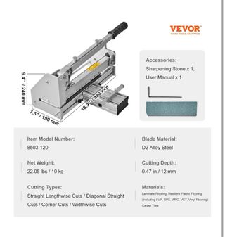 Cortador de suelo laminado