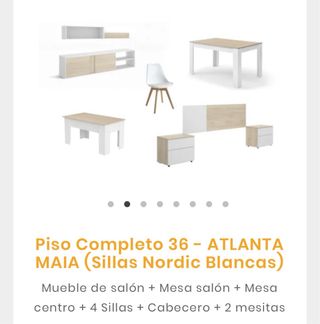Muebles de salón y comedor completos