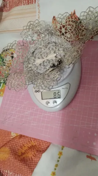 Piatto filigrana Buba Argento Antico