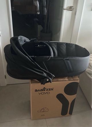 Capazo Yoyo Negro + Fundas + Funda Lluvia