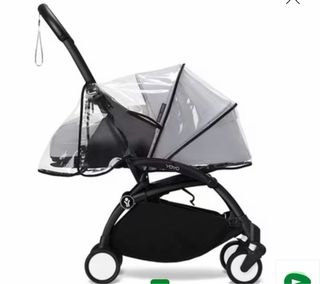 Capazo Yoyo Negro + Fundas + Funda Lluvia