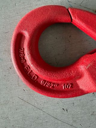 Gancho de seguridad para grúa 7/8-8